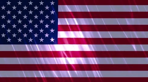 United States of America Flag Loopable Background Stock Footage 62636775