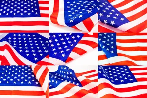 United States of America flag. Stock Photos