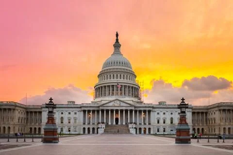 United States Capitol building in Washington DC Stock Photos