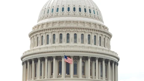 United States Capitol Stock Footage 107005308