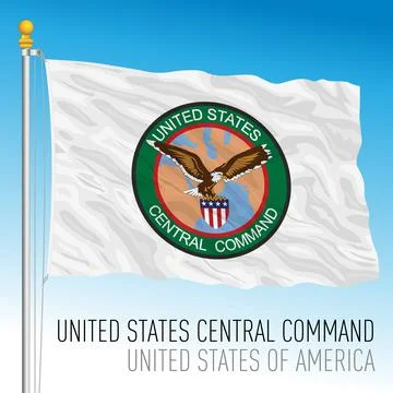 United States Central Command flag, USA Ilustración de archivo