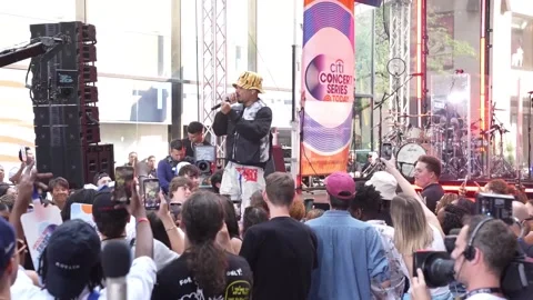 United States: Chance The Rapper performs as part of Citi concert series at... Vídeos de archivo 281972884
