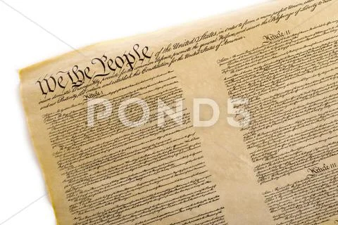 United states constitution Stock Photos