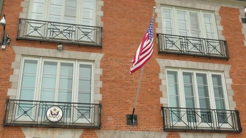 United States Consulate General Video stock 76060865
