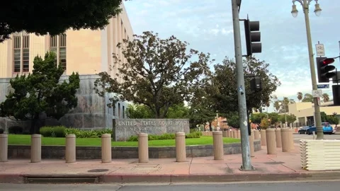 United States Court House on Spring Stock Video Pond5