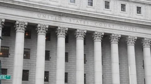 United States courthouse Stock Footage 54867476