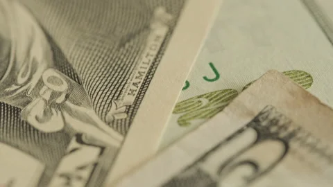 United States Dollar USD background rotating macro. Stock Footage 292128362