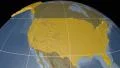 United States extruded. Bumps. Graticule. 4k or 4k+ Resolution