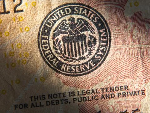 United States Federal Reserve System symbol. Stock Photos
