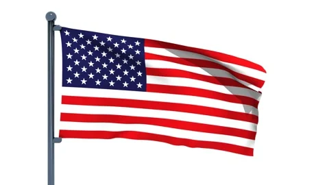 United States Flag Stock Footage 150542217