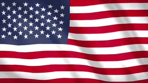 United States Flag Stock Footage 188199176