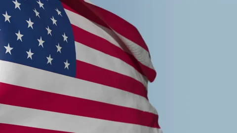 United States Flag Stock Footage 209703833