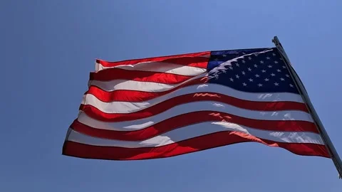United States Flag Video stock 277994045