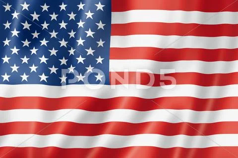 United states flag Stock Illustration