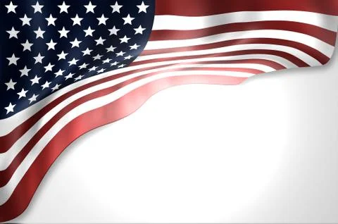 United states flag Stock Illustration