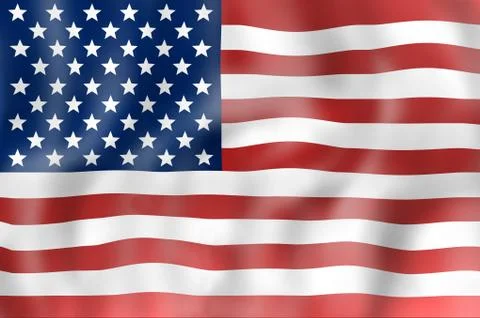 United states flag Stock Illustration