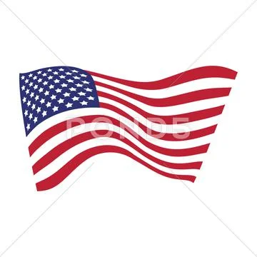 United States Flag Stock Illustration