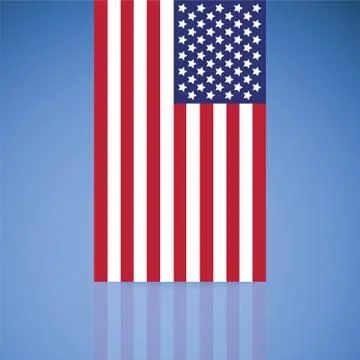 United States Flag. Stock Illustration