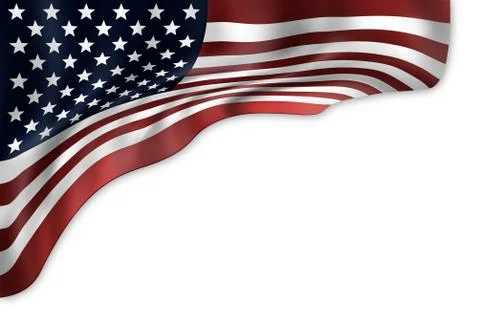 United states flag Stock Illustration