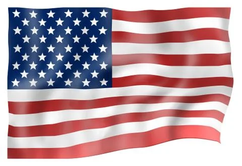 United states flag Stock Illustration