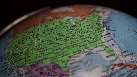 United States on Globe Video stock 85248786
