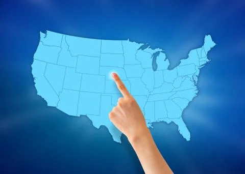 United states Stock Illustration