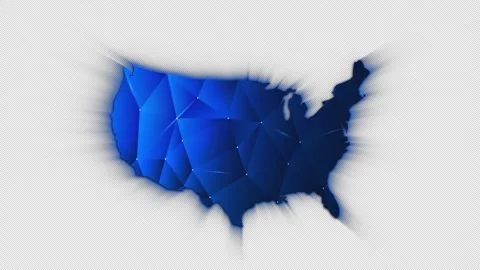 United States map Stock Footage 282975625