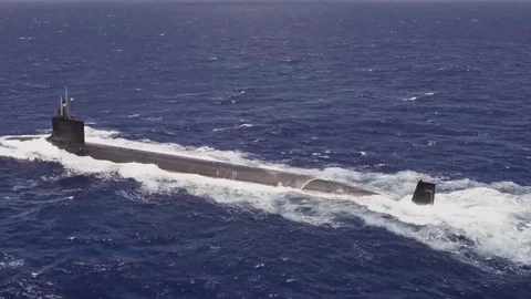 United States Navy Submarine Stock Footage