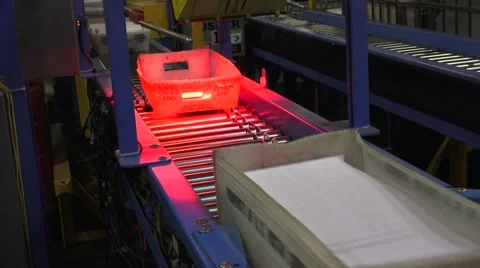 United States Post Office, camera scanner Stock Footage 46095629