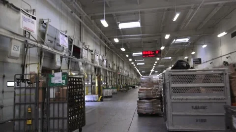 United States Post Office, receiving dock and out going Stock Footage 46095254