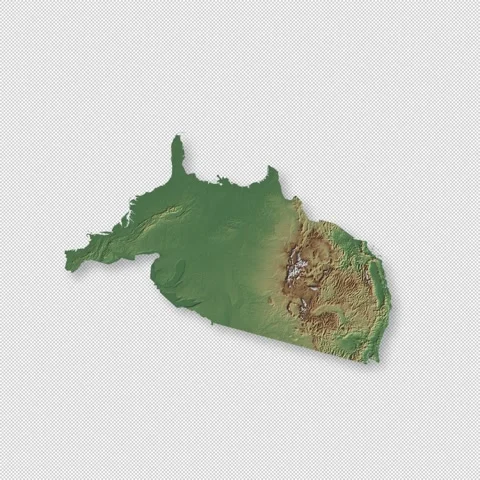 United States Rotating 3D Relief Map Seamless Loop, Alpha Channel 4K 스톡 동영상 340696931