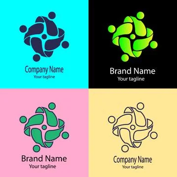 Unity and Collaboration Symbol Stock Illustration