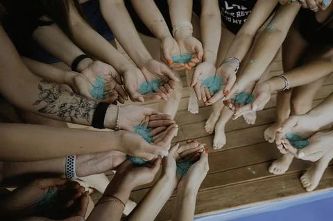 Unity in Color 스톡 사진