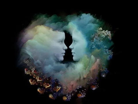 Unity Composition Stock Illustration