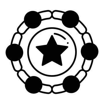 Unity Dualtone Icon Illustrazione stock