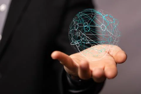 A Unity group and teamwork concept. Foto stock