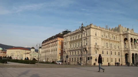 Unity of Italy Square (Piazza Unit d'Italia). Video stock 63174052