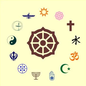 Unity logo Laser cut cnc panel design for metal, wooden room divider. Stock Illustration