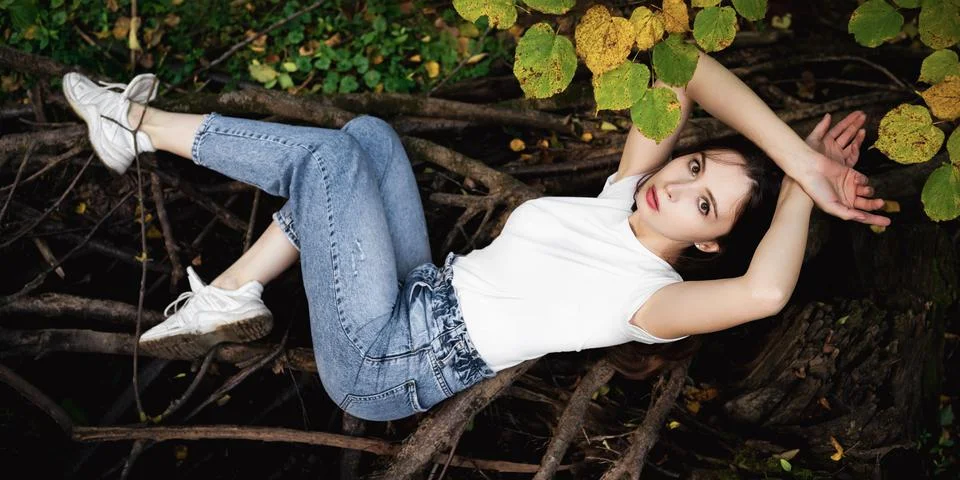 Unity with nature. Stock Photos