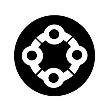 Unity people icon illustration design Stock Illustration