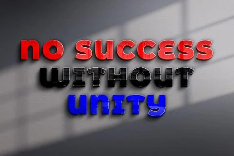 Unity Quote Stock Illustration