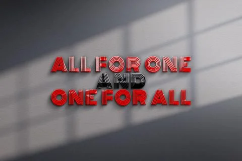 Unity Quote Stock Illustration