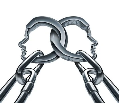 Unity strength Stock Illustration