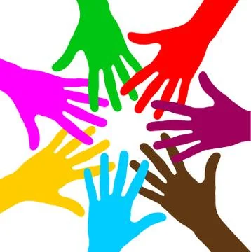 Unity team concept Stock Illustration