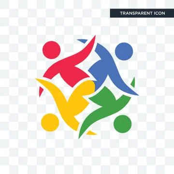 Unity vector icon isolated on transparent background, unity logo design イラスト素材