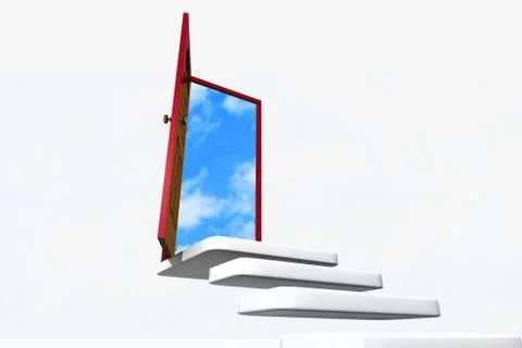 Univers Door Stock Illustration