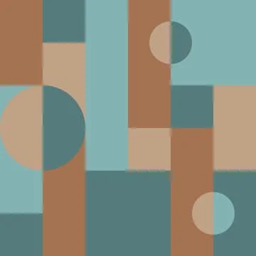 Universal abstract seamless geometric pattern with simple forms Stock Illustration