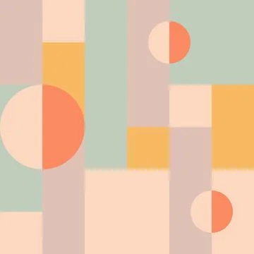 Universal abstract seamless geometric pattern with simple forms Stock Illustration