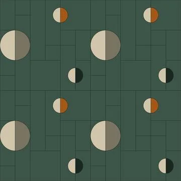 Universal abstract seamless geometric pattern with simple forms イラスト素材