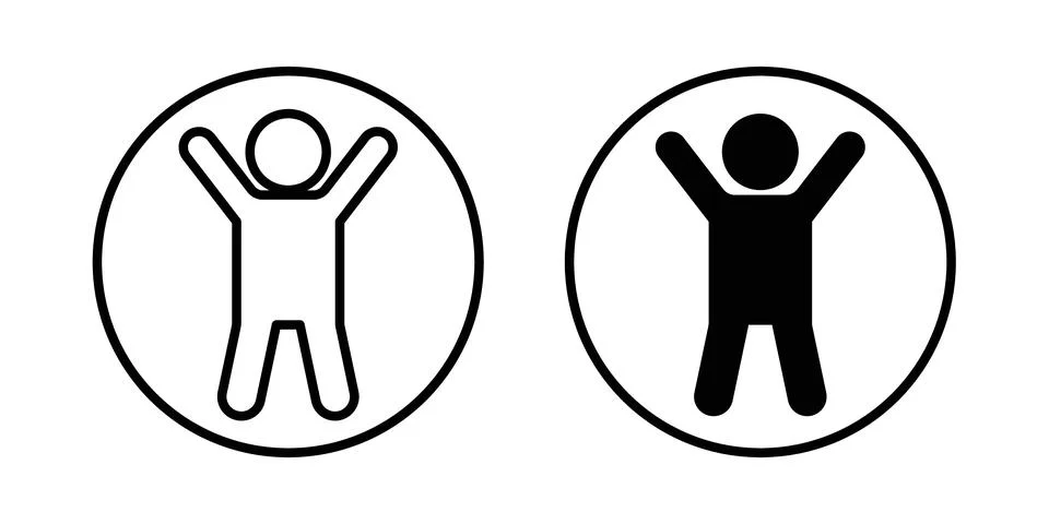 Universal access icon vector, symbol, logo illustrations Stock Illustration